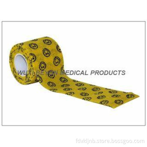 Smile Face Prints Custom Printed Self Adhesive Bandage Vet